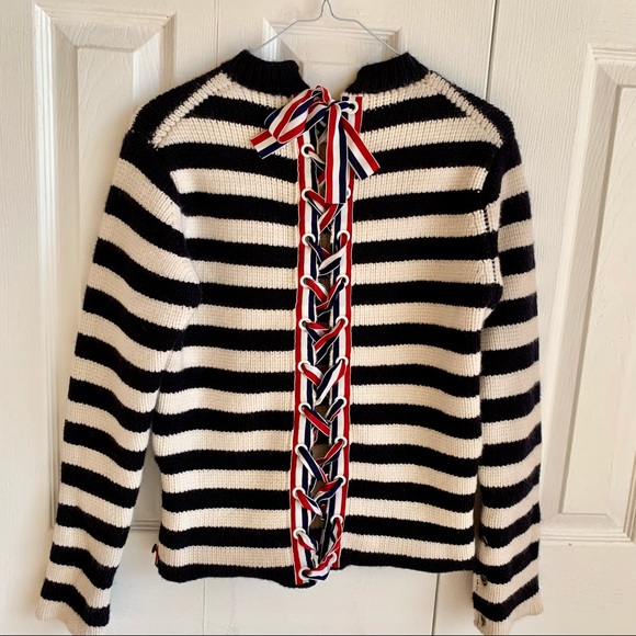 Thom Browne Sweaters - Thom Browne Cashmere Ribbon Tie Sweater Size XS Rare!